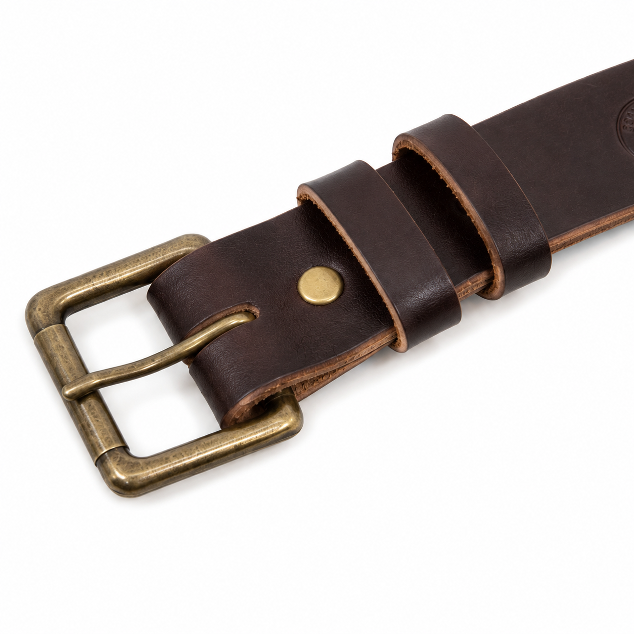 Chestnut Bridle Leather Belt | Coalcracker Bushcraft