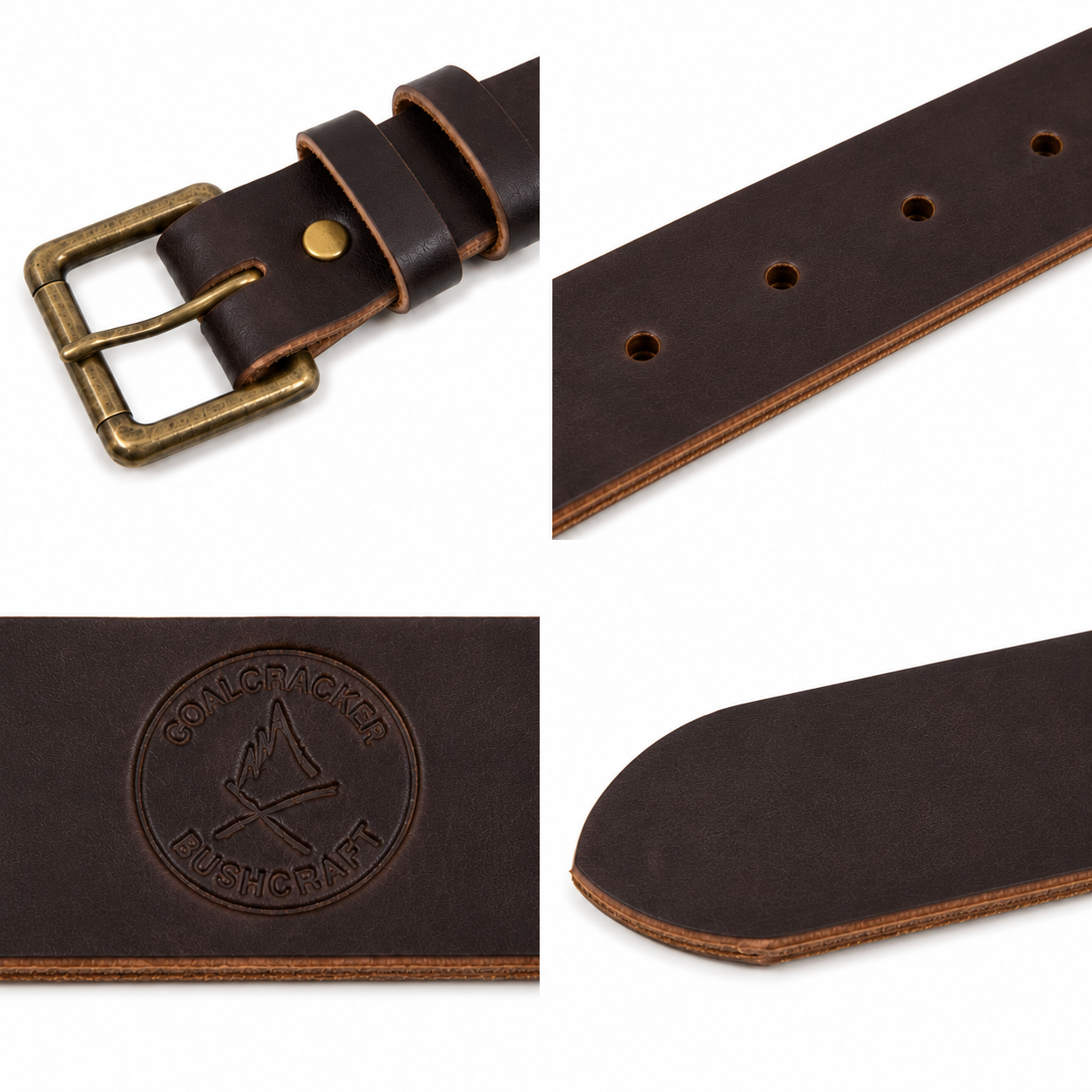 Chestnut Bridle Leather Belt | Coalcracker Bushcraft